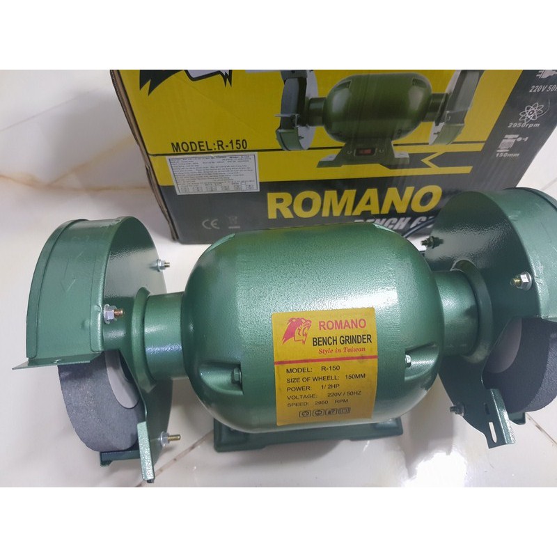 [HCM]MÁY MÀI 2 ĐẦU 1 2HP BENCH GINDER  380W
