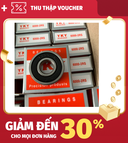 Bạc đạn 6000 - 2rs  Vòng bi 6000 - 2rs