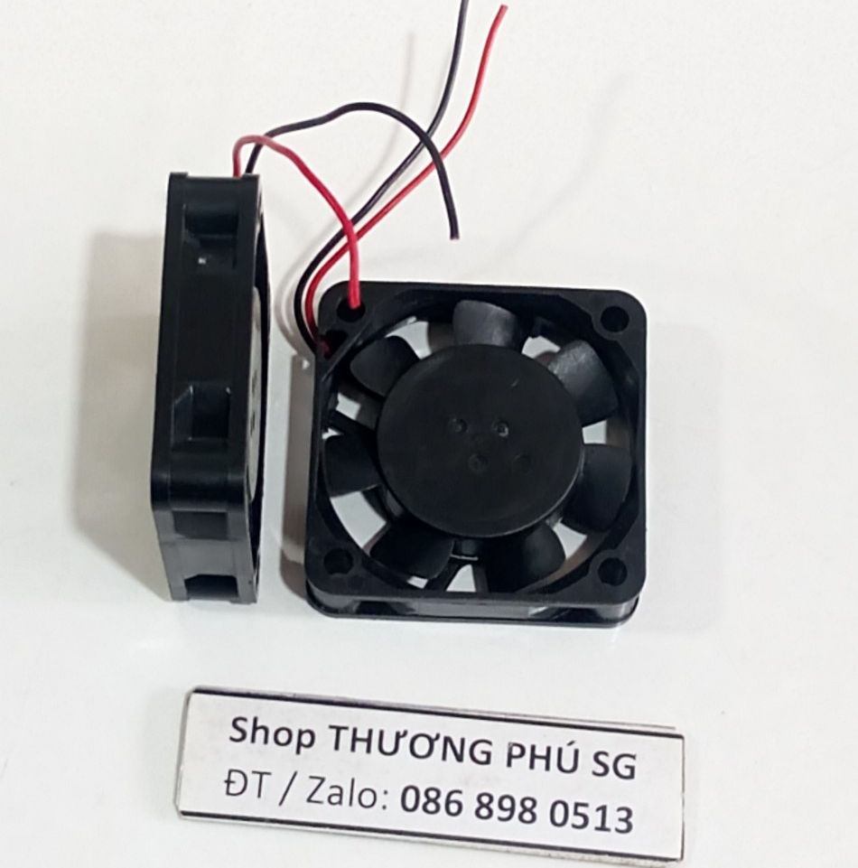 Quạt tản nhiệt Fan: 4Cm X 4Cm X 1Cm - Điện áp DC 12V