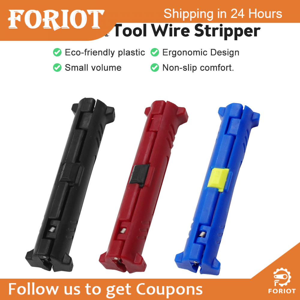 Foriot Multi-function Electric Wire Stripper Pen Rotary Coaxial Wire Cable Pen Cutter Stripping Machine Pliers Tool for Cable Puller