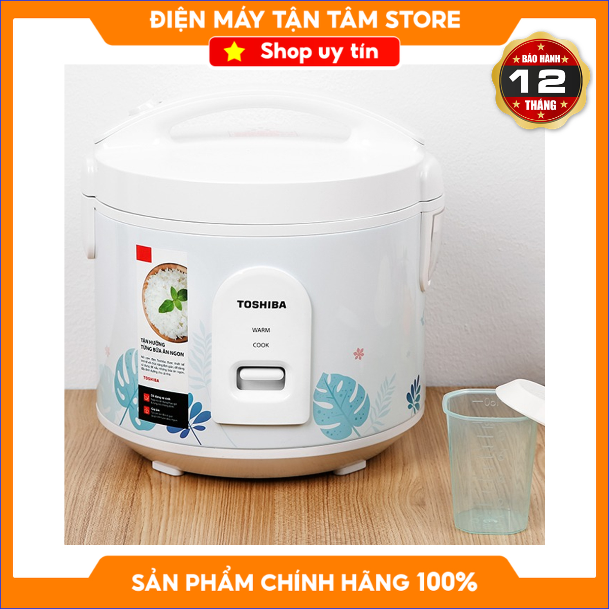 Toshiba 1 liter rc-10jh2pv shell display rack 99% - 1 litre 2 -4 people-1mm thick coating non-stick pot-12 months warranty