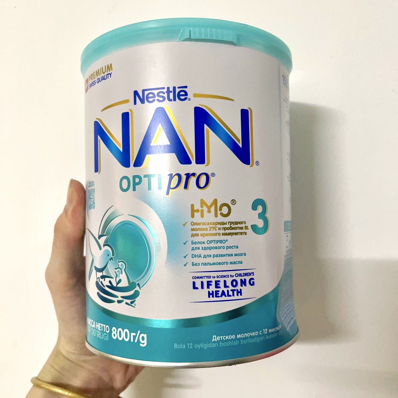 Date 26- sữa nan optipro nga 800g cho bé từ 0-6m+