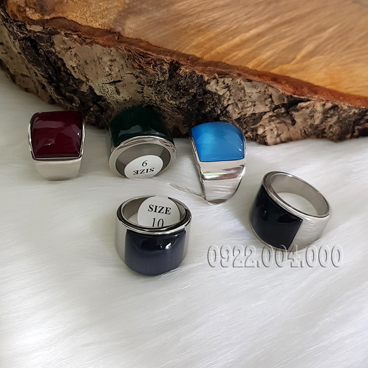 Nhẫn nam mặt đá màu NG051.