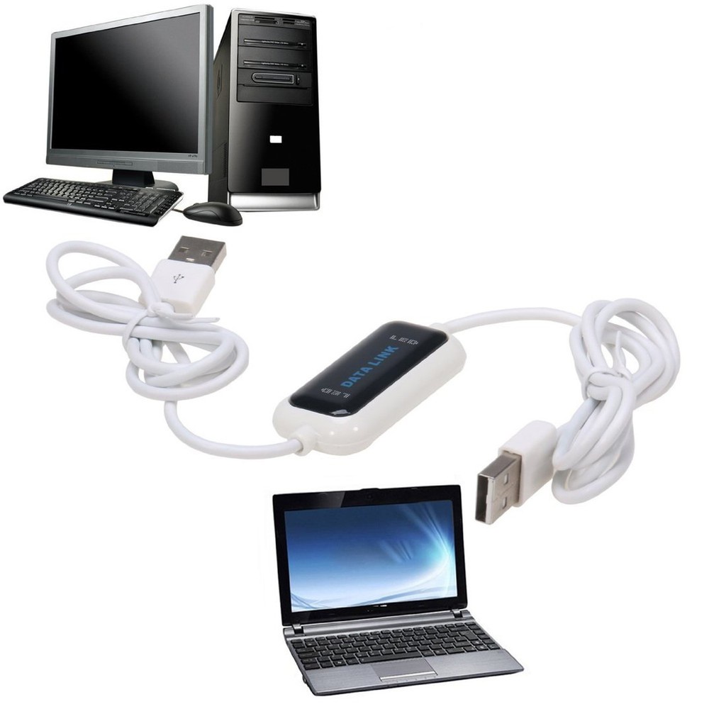 [BH 1 đổi 1] Cáp Truyền Dữ Liệu Data Link Giúp Kết Lỗi 2 Máy Tính