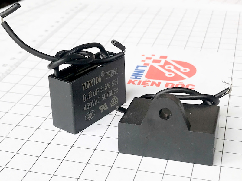 [ combo 2 chiếc ] Tụ quạt CBB61 0.8uF/450VAC