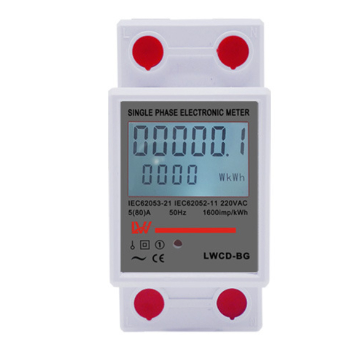 Công tơ điện tử 80A dùng để đo số điện tiêu thụ , Đo công suất , đo điện áp , đo cường độ dòng điện .