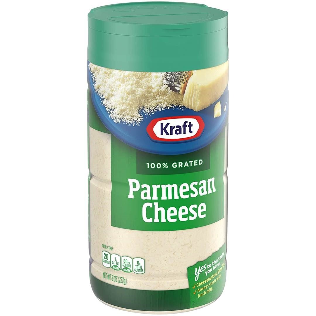 BỘT PHÔ MAI RẮC Kraft 100% Grated Parmesan Cheese Shaker 227g 8oz