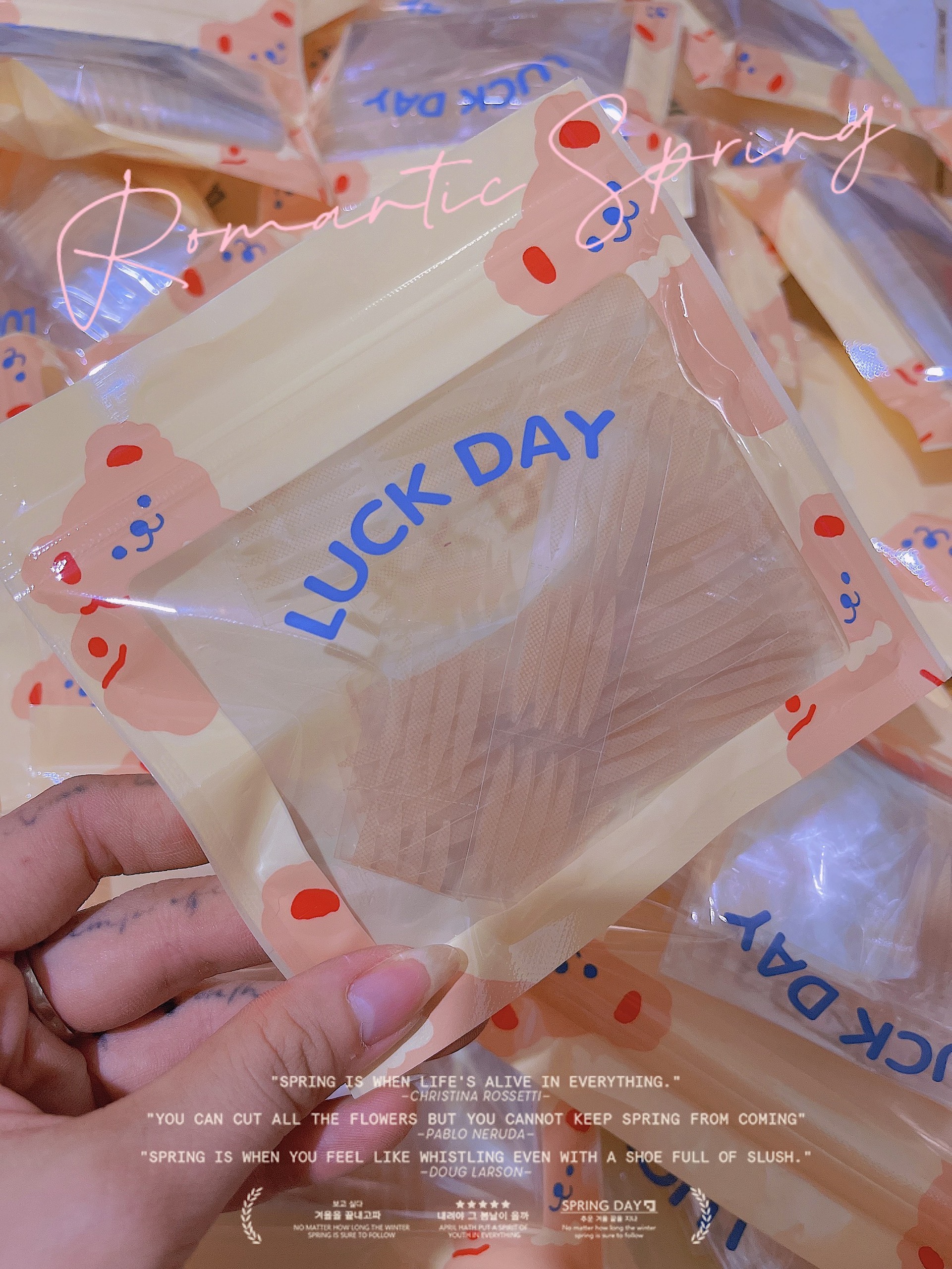 [W.E store] bag 240 stickers size eyelid-double eyelid 2 Face, Super Multi, super handy