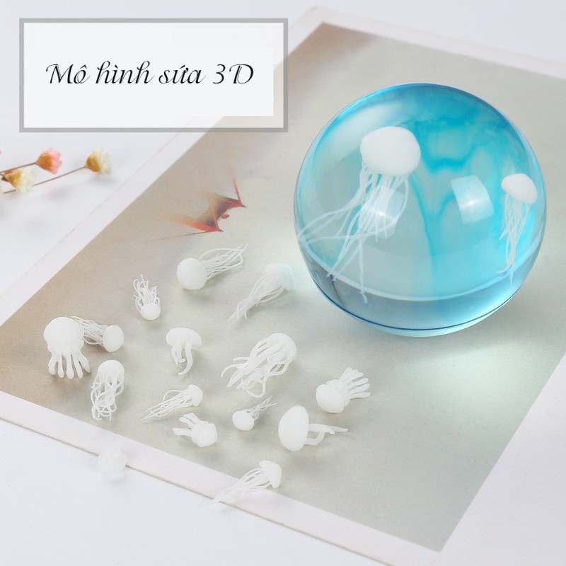 Mô Hình Sứa 3D - Phụ Kiện, Vật Liệu Handmade