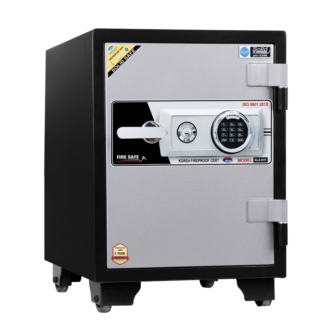 Két Sắt Solid SLS-65 (130kg) Chống Cháy 1000 độ C Hàn Quốc