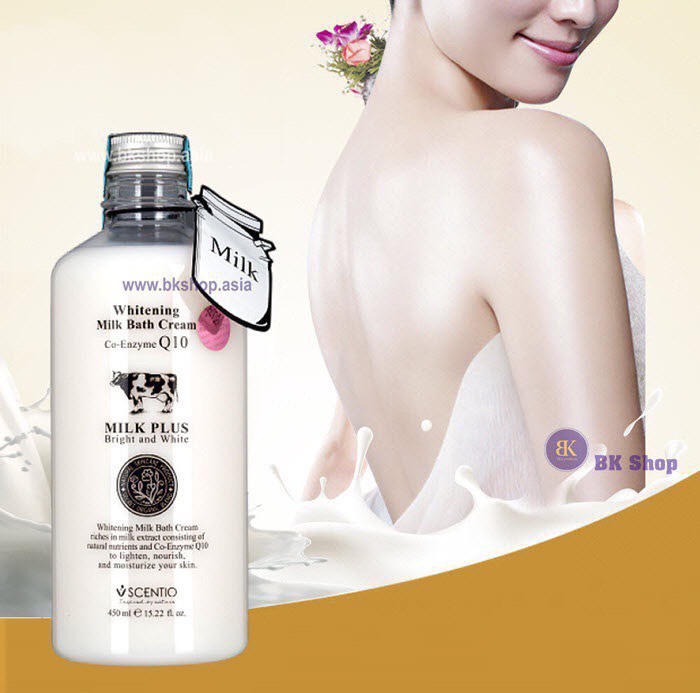 Sữa tắm bò Milk plus Q10 Thái Lan 450ml