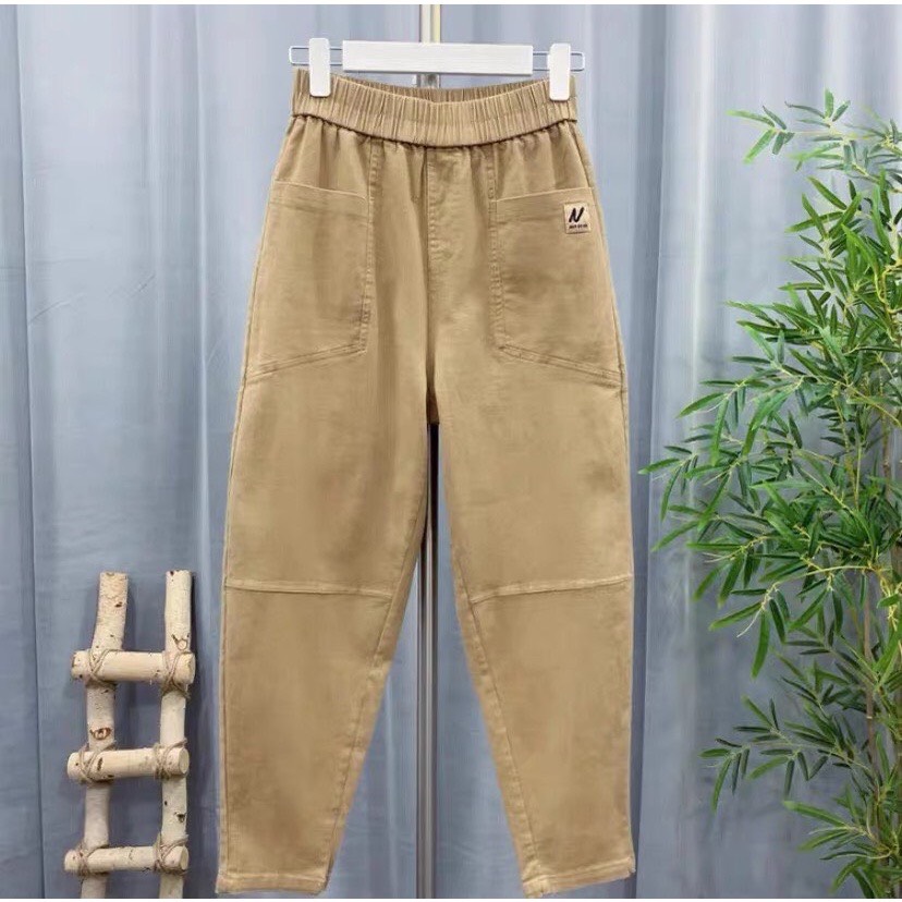 Quần Kaki Nữ Cạp Chun-mã kaki