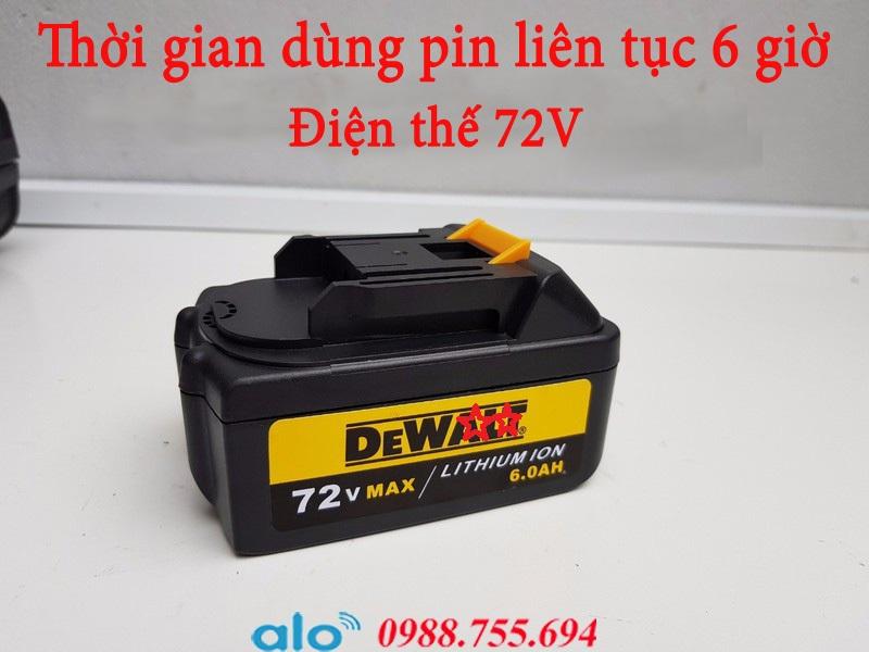 MÁY VẶN BU LÔNG DÙNG PIN DEWAT 72V