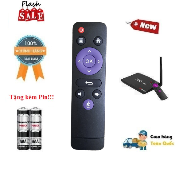 Remote Điều khiển đầu TV Box MX9, MX9 PRO, RK3328 TV MX10 RK3328 Android 8.1 7.1  MX10 IPTV TV Box.- Hàng mới chính hãng