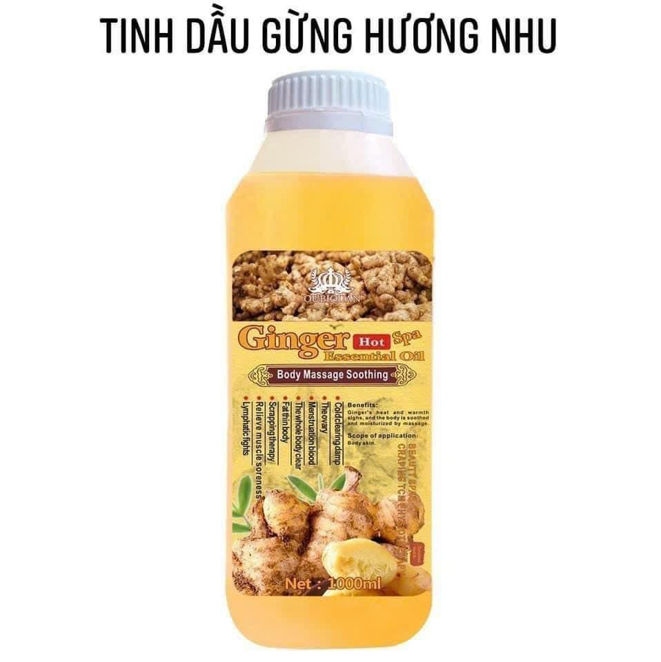 Dầu massage body 1000ml gừng ngải