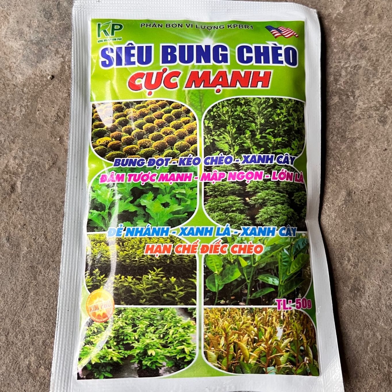 Phân bón siêu bung chèo đâm chồi đẻ nhánh vọt đọt mập đọt (50gr)