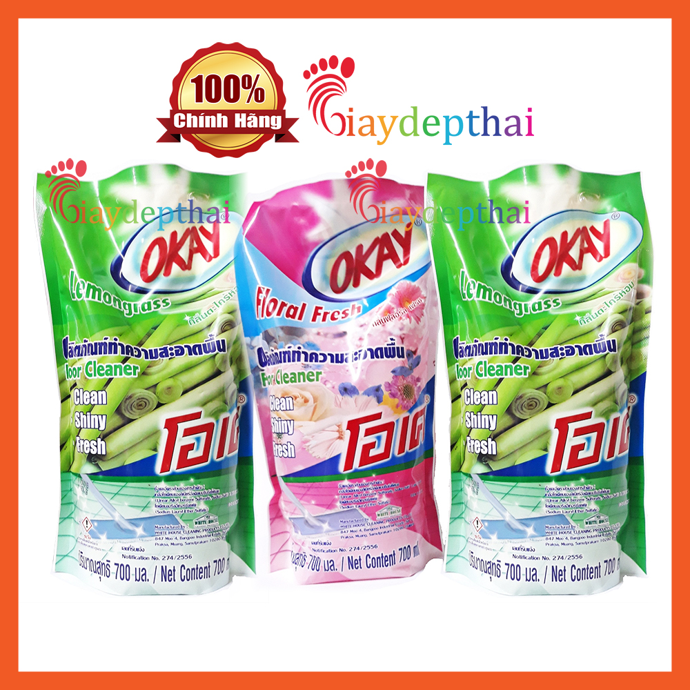 Nước lau sàn Okay Thái Lan 700ml