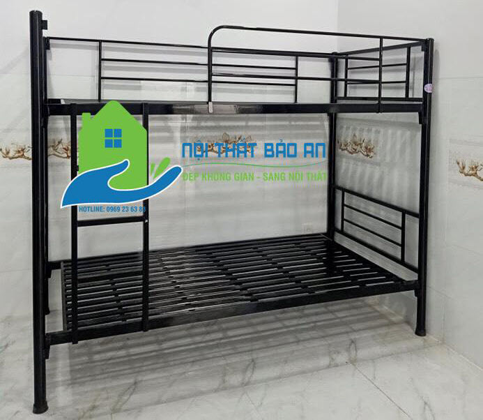 [HCM] Giường Sắt 2 Tầng cao cấp 1m2 x 2m x 1m7