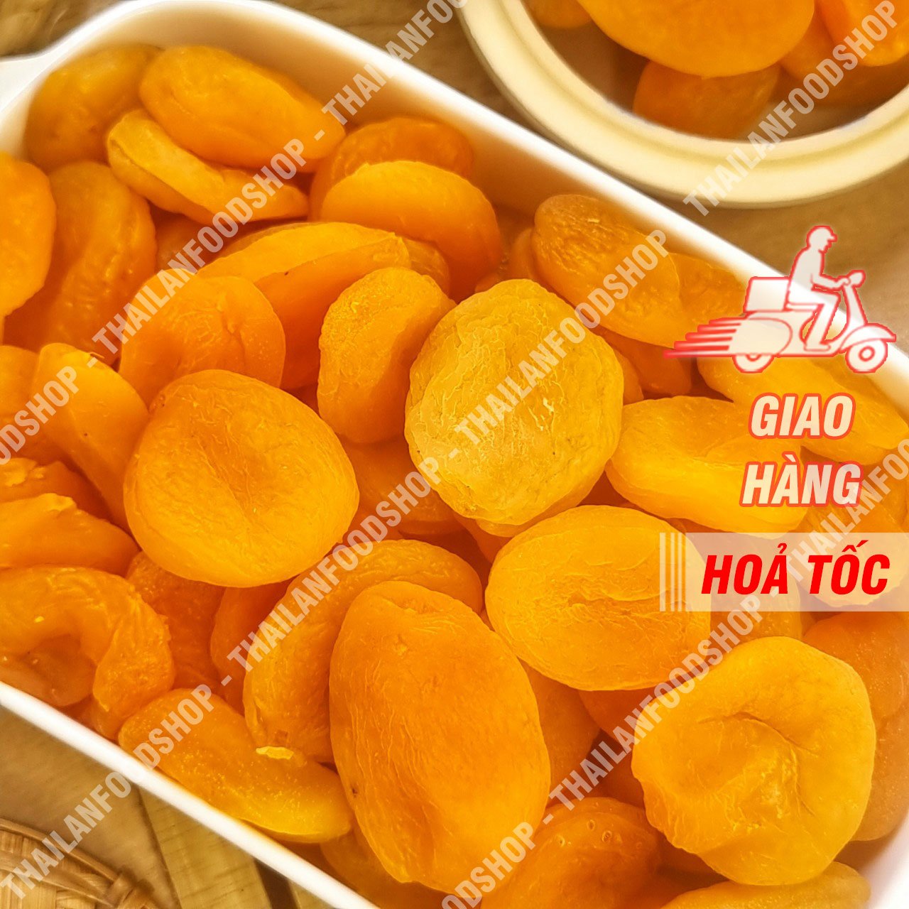 Mơ Sấy Dẻo Không Hạt Thổ Nhĩ Kỳ - Lon 500gr