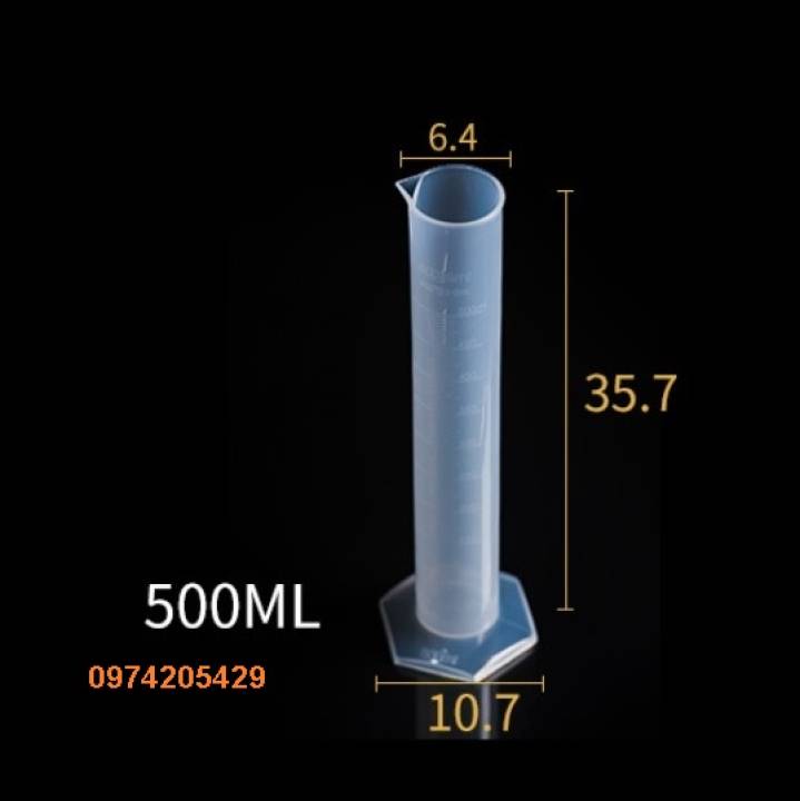 Ống đong nhựa chia vạch 250ml 500 ml 1000ml 2000ml
