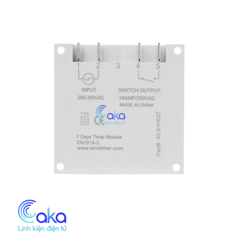 Bộ công tắc timer hẹn giờ điện tử 12V 24V 220V CN101A