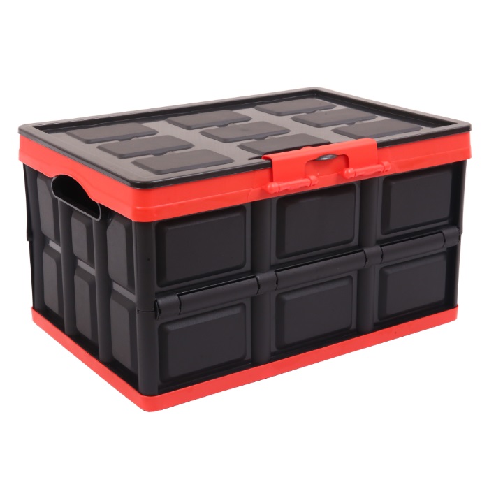 Hộp để đồ đa năng gấp gọn cốp sau ô tô dung tích 30 lít, Chất liệu: Nhựa PP, KM309-30