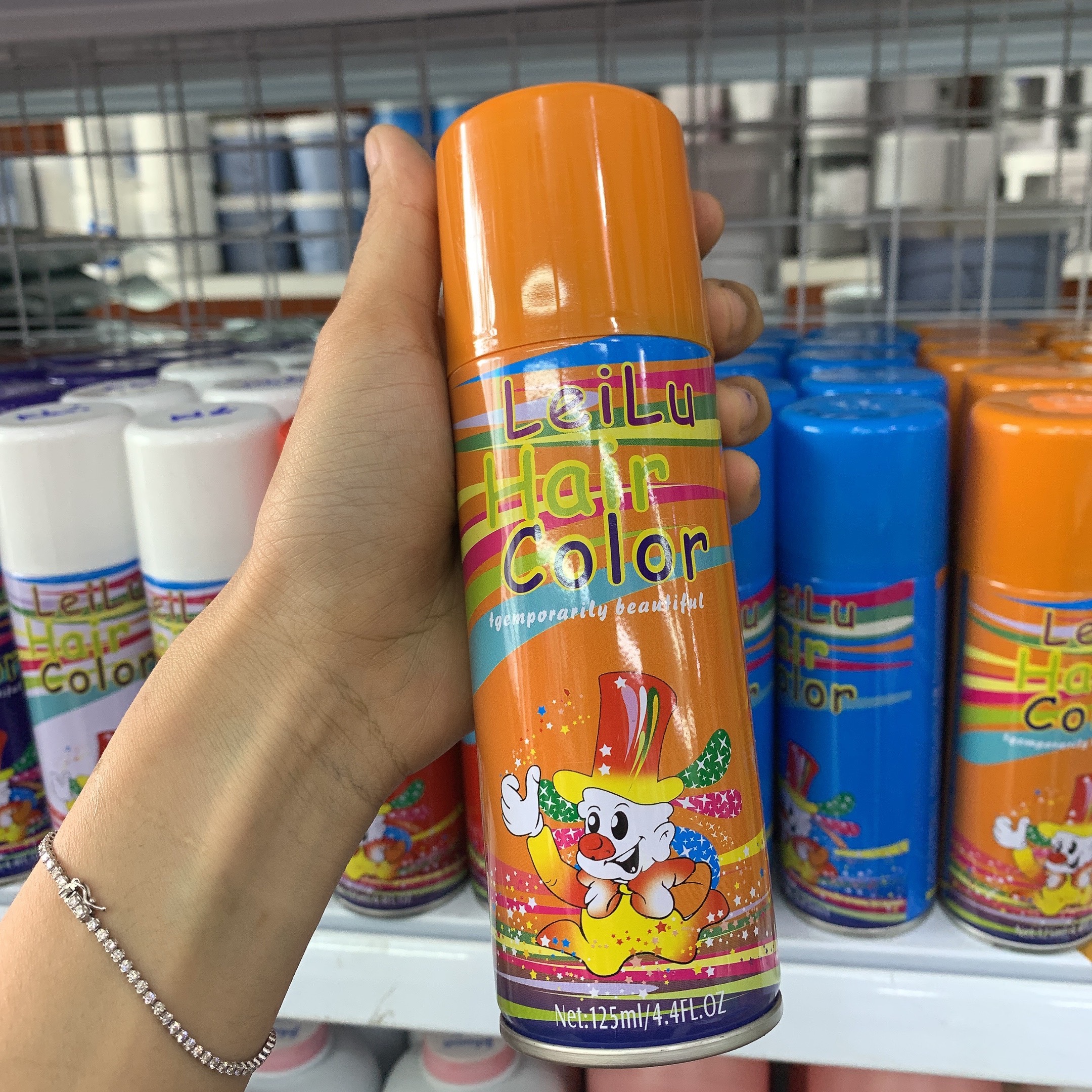 Keo xịt màu tóc tạm thời 125ml