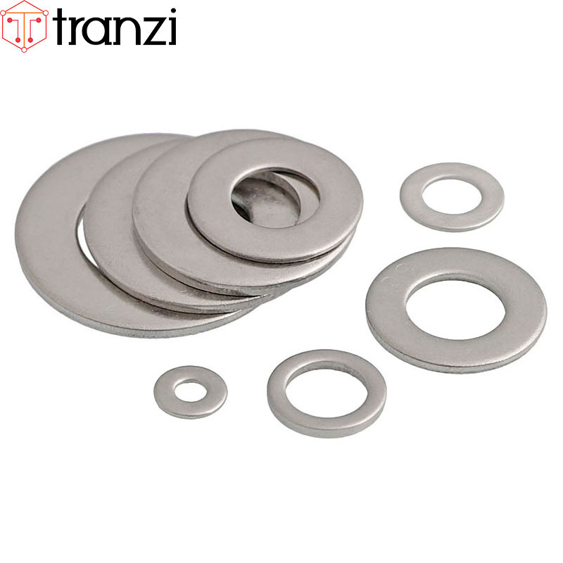 Long đen phẳng inox 304 M3 M4 M5 M6 M8