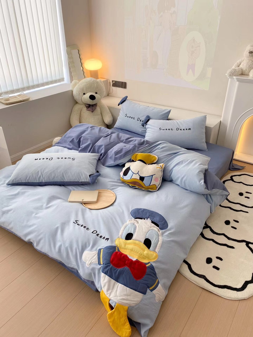 Bộ Chăn ga gối cotton line DISNEY