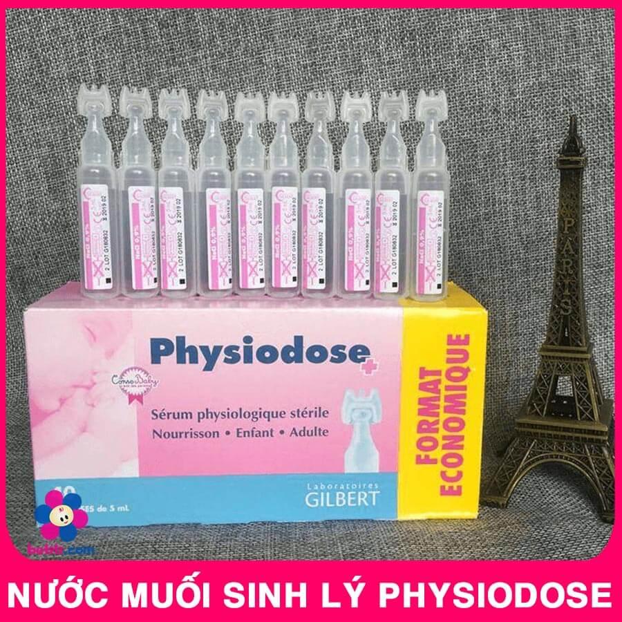 Nước muối sinh lí Physiodose - Pháp