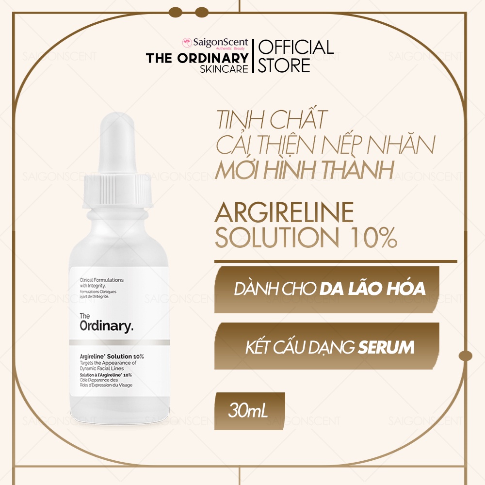 Tinh chất chống lão hoá săn chắc da The Ordinary Argireline Solution 10% (30ml)