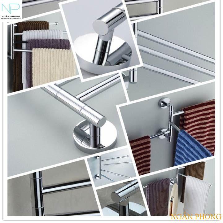 [HCM]THANH TREO KHẮN INOX 201- 3 THANH