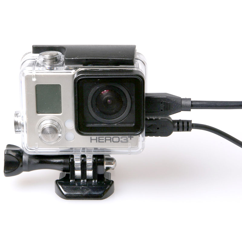 Case GoPro Hero 3, Hero 4 có lỗ cắm sạc