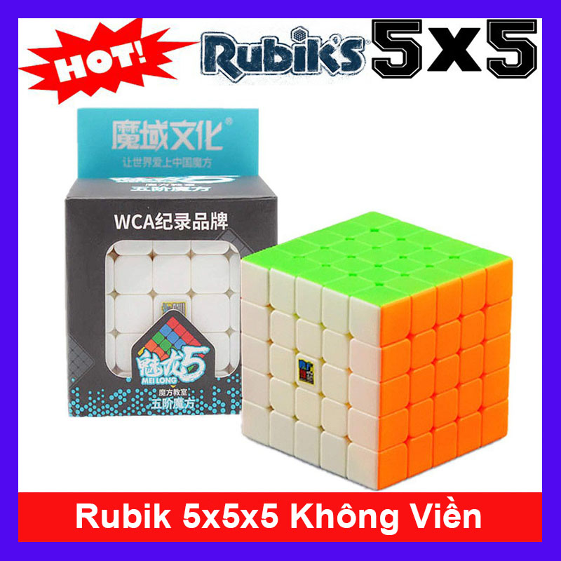 Rubik 5x5 MoYu MeiLong Rubik 5x5x5 Hàng Xịn Trơn Xoay Cực Mượt