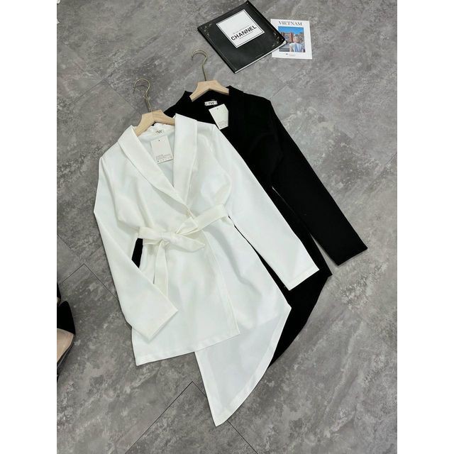 Rập giấy áo cổ sam dáng dài mã 1238