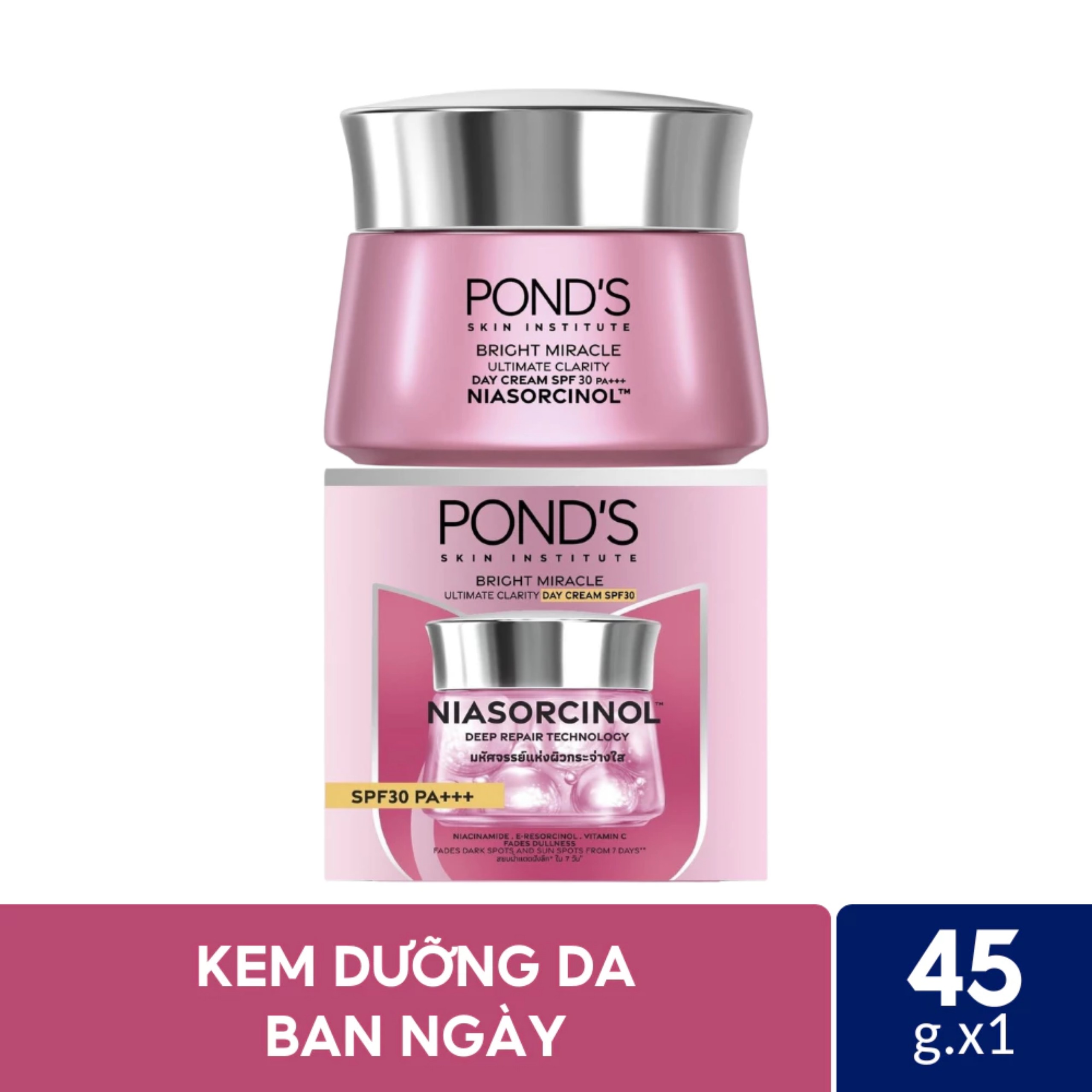 [HCM]Kem Dưỡng Trắng Da Ponds Bright Miracle ban ngày 45g