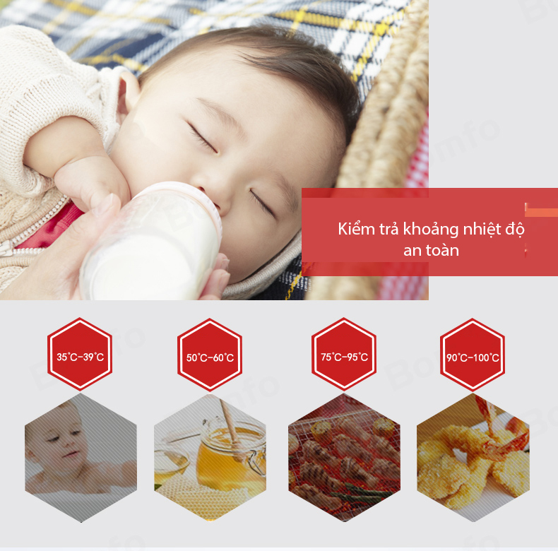 Nhiệt kế thực phẩm nhà bếp đo nhiệt độ thực phẩm