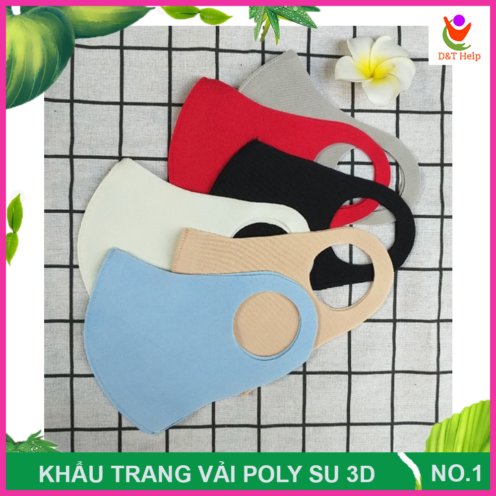 Khẩu trang vải POLY SU chống khói bụi
