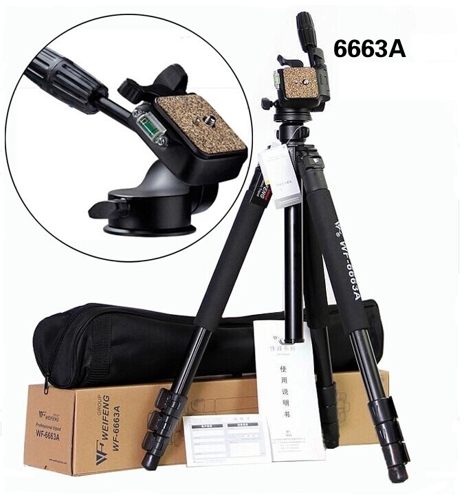 Chân máy ảnh Tripod Weifeng WF-6663A