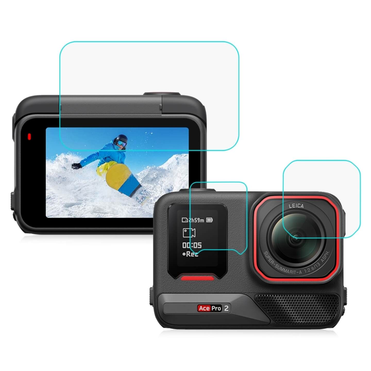 CƯỜNG LỰC INSTA360 ACE PRO 2 / ACE PRO PULUZ