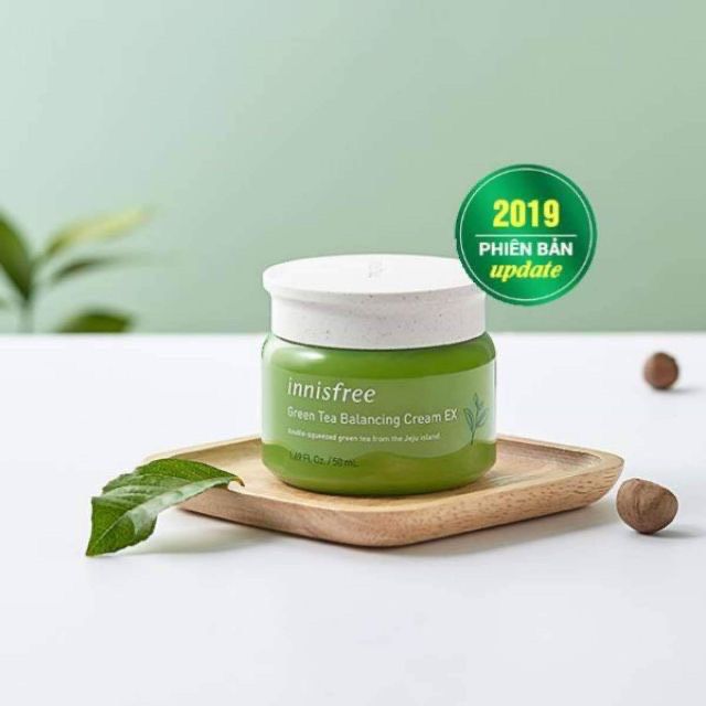 [HCM]kem dưỡng sáng da cấp ẩm Innisfree Green Tea