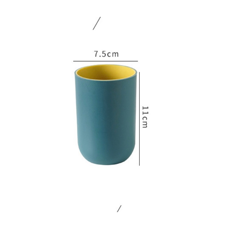 Cốc Ly Nhựa uống nước - Cốc ly đánh răng 2 lớp cao cấp