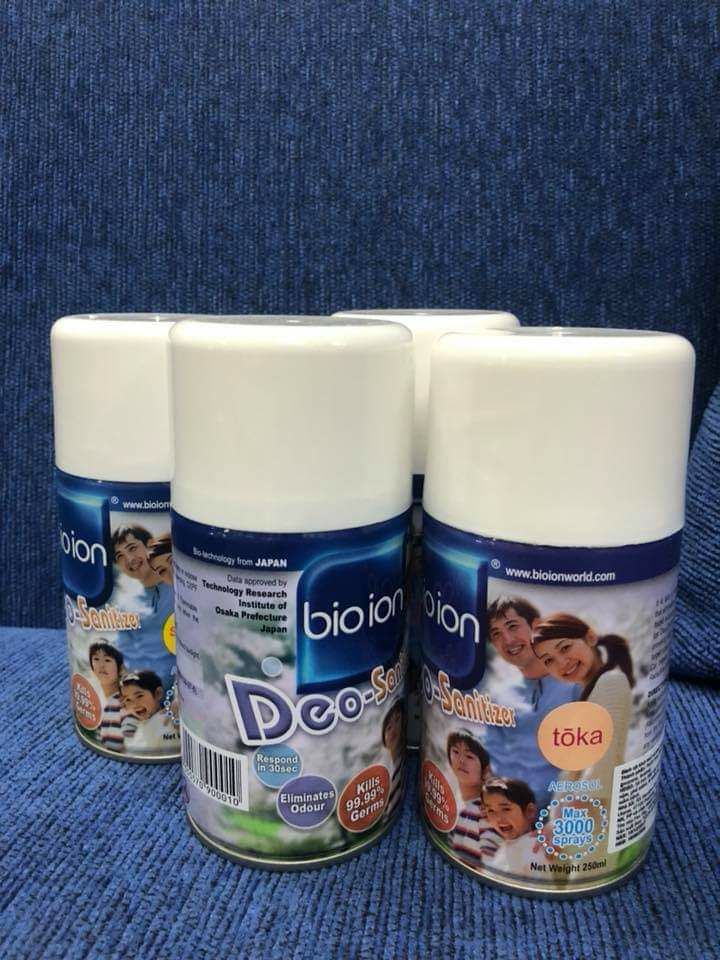 3 BÌNH NƯỚC HOA XỊT PHÒNG BIOION KHỬ KHUẨN