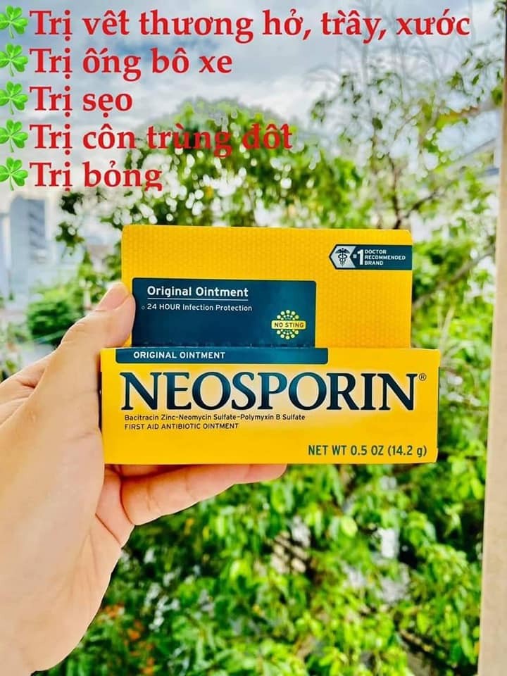 Tuýt 14.2g - kem mỡ thoa vết thương liền da nhanh chóng neosporin original chính hãng - 8501