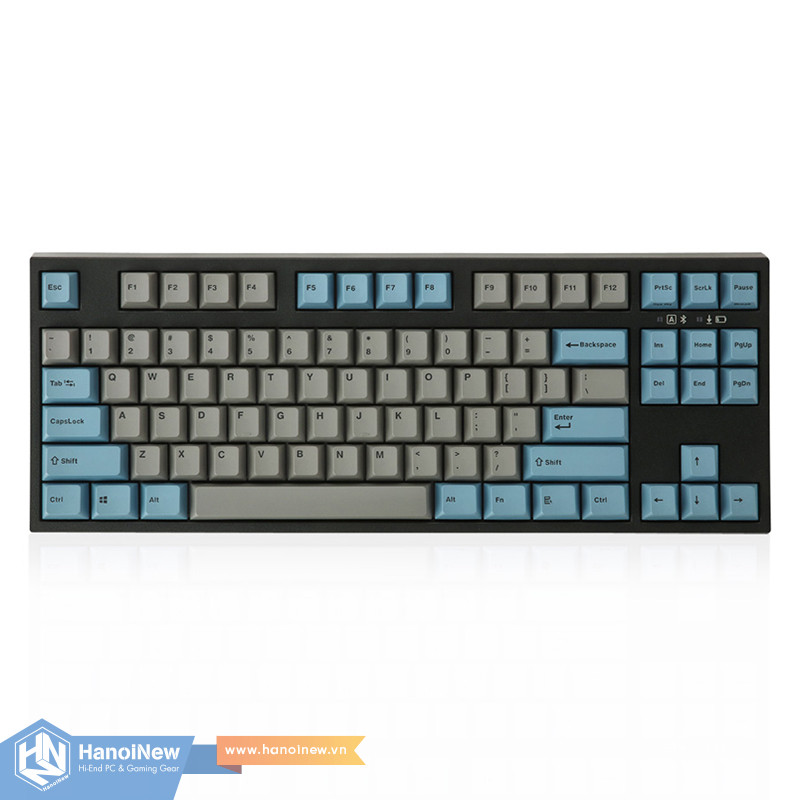 Bàn phím cơ leopold fc750r pd bt blue grey bluetooth