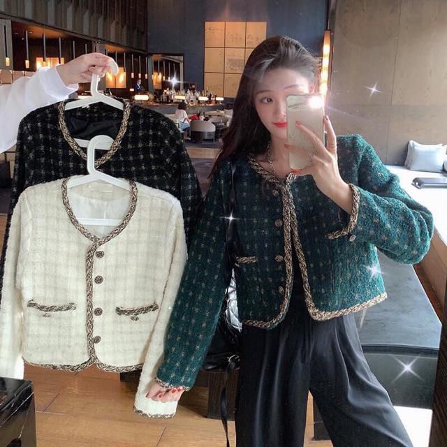 Áo dạ tweed hoàng gia