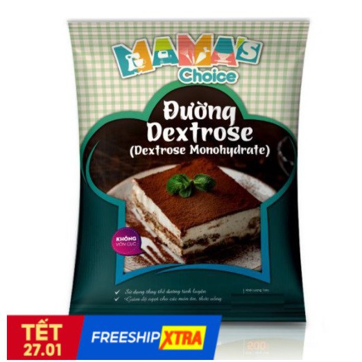 Đường ít ngọt Dextrose gói 500gr