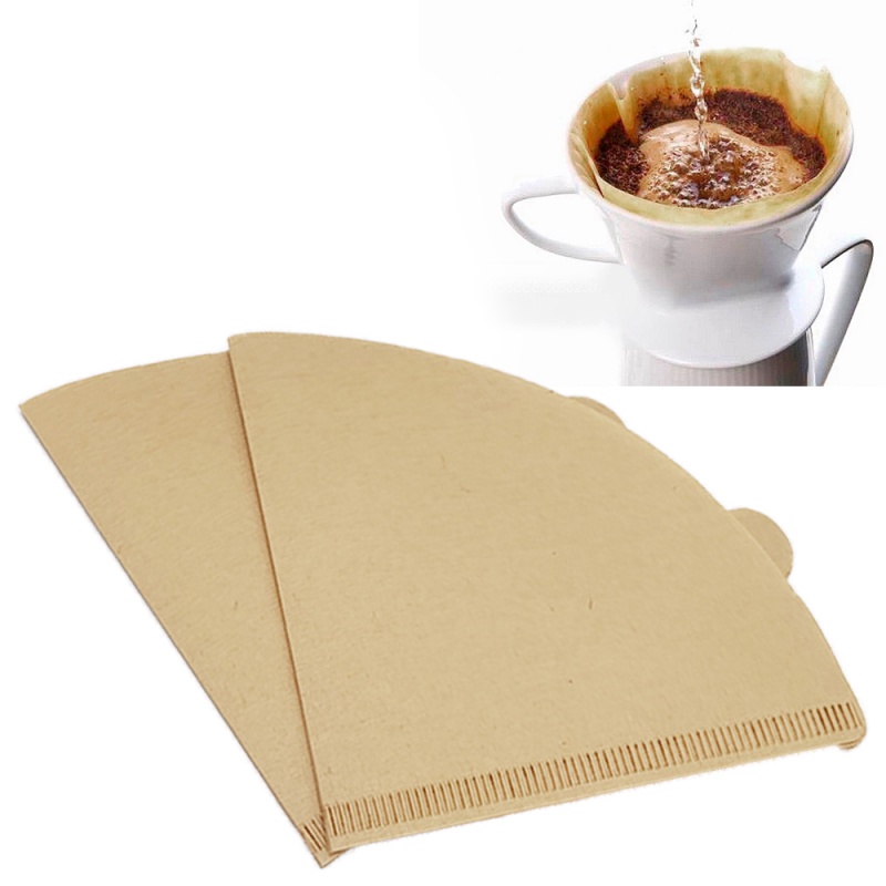 Set 100 coffee filter paper V60 dedicated-coffee filter paper