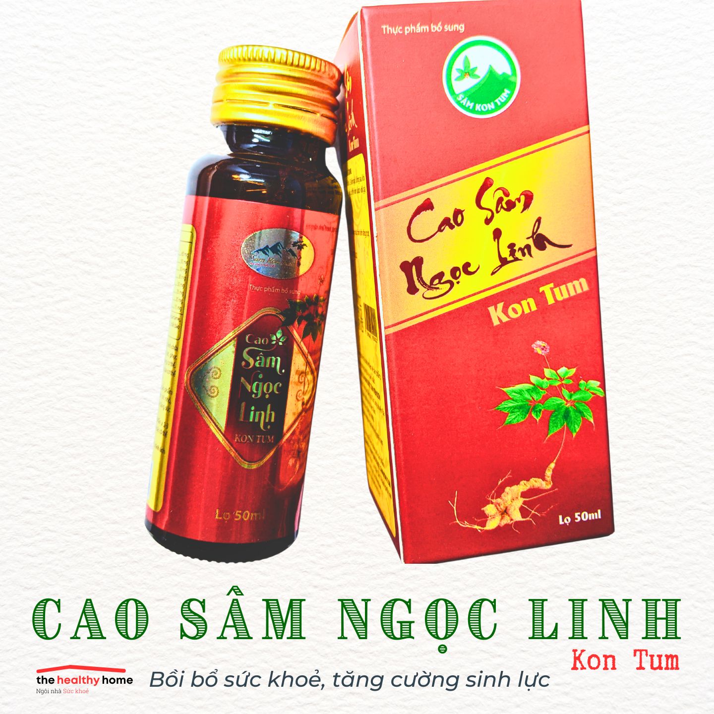 NgocLinh's Ginseng Energy Drink (50ml sirup bottle)