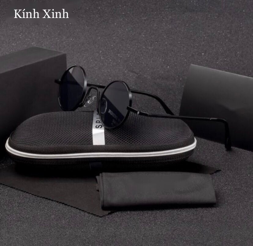 Kính râm mắt tròn nhỏ siêu mini phong cách hiện đại